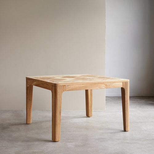 Tikamoon Tafel van gerecycled massief teakhout voor 4/6 personen - Naturel - vtwonen shop