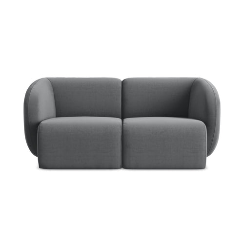 LaMiaSofa Tweezits modulaire bank Cervo - velours - staal - 174x94x75