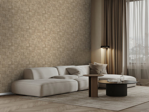 Origin Wallcoverings behang sloophout motief beige - 50 x 900 cm - 347930 - vtwonen shop