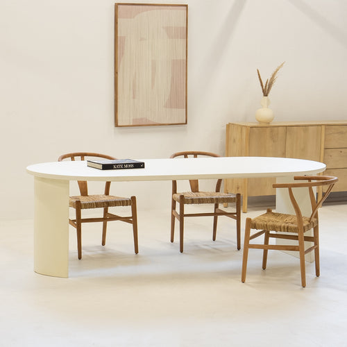 Giga Meubel Eettafel Demy - Ovaal - MDF - 240cm - vtwonen shop