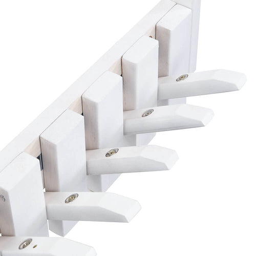 Home Deluxe Kapstok PORTE - 80 x 3,5 x 15 cm, wit