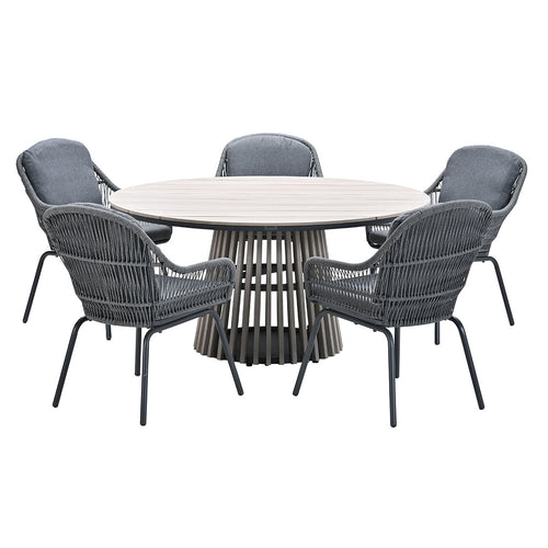 Garden Impressions tuinset Yima - Annie licht grijs - 6-delig