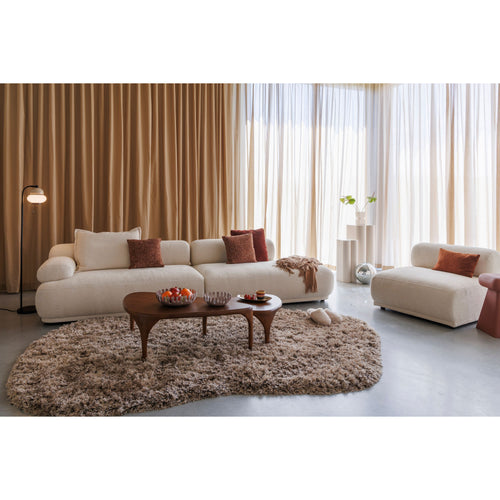 Zuiver Tasty Vloerkleed 200x290 cm Bruin