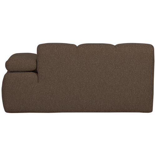 WOOOD 1,5-zits bank met arm rechts Mojo - Bouclé - Bruin - 74x160x97cm - vtwonen shop