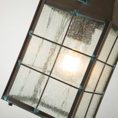 Elstead Hinkley Nantucket Hanglamp voor buiten, verouderd messing, IP44