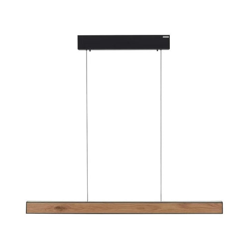 Neuhaus PURE hanglamp e-Lift - 2 lichts - 120  x 240   cm - zwart hout