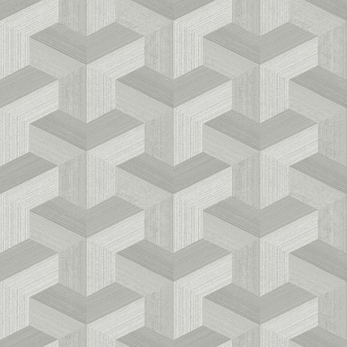 Origin Wallcoverings behang grafisch 3D motief grijs - 50 x 900 cm - 347999 - vtwonen shop