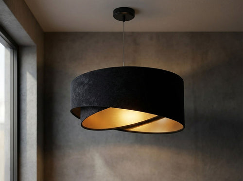 bpskoncept hanglamp Galaxy Elegant - zwart-goud - Ø50 cm