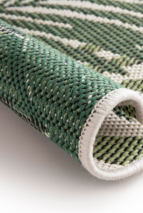 AFK Living vloerkleed Tropical - voor binnen en buiten - groen - 160 x 160 cm - vtwonen shop