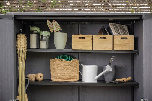 Keter Venetian Tuinkast - 1400L - 140x73.6x170.4cm - Bruin - vtwonen shop