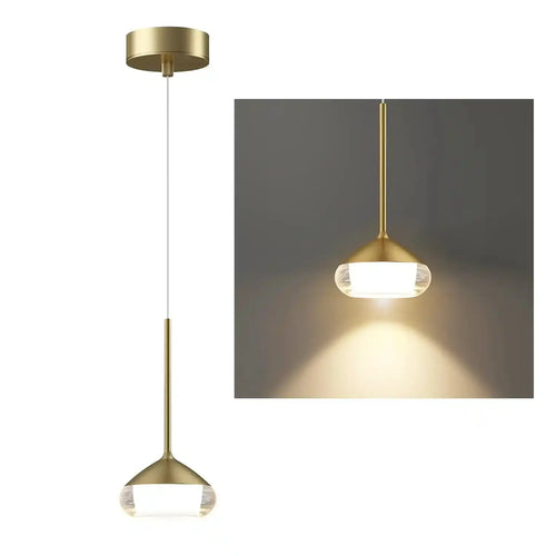 Artdelight hanglamp Phoenix - 1 lichts - 11.6  x 200   cm - goud