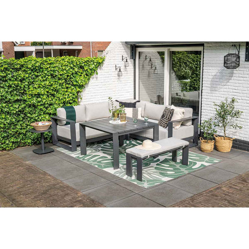Garden Impressions lounge dining set Malakka valley sand - 4-delig
