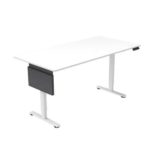 In hoogte verstelbaar bureau ELMO – wit, 120x60 cm