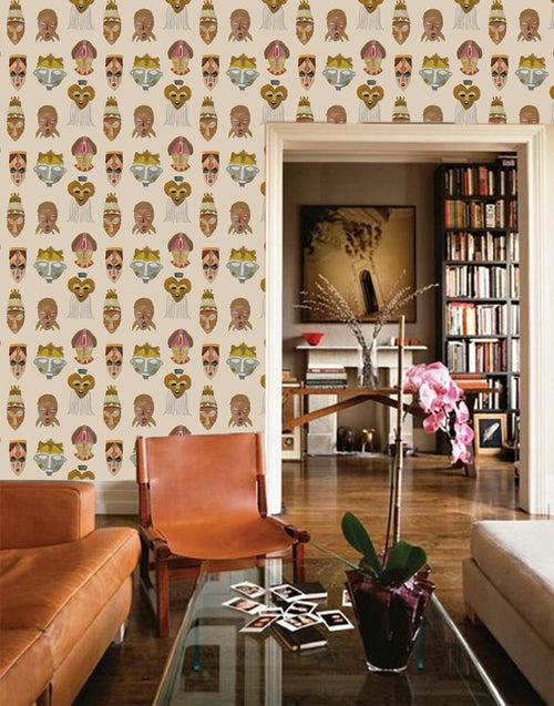 Catchii Behang Gabo Club Beige - vtwonen shop