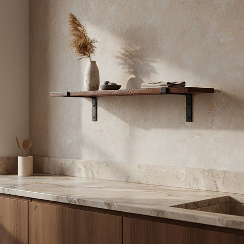 Raw materials wandplank Factory - FSC gerecycled hout - 80 cm