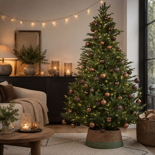 Black Box Trees Frasier Kerstboom - Kerstversiering voor Binnen met Natuurlijke Uitstraling - Kunstboom Grillige Vorm zoals Boom uit het Bos - H215 x