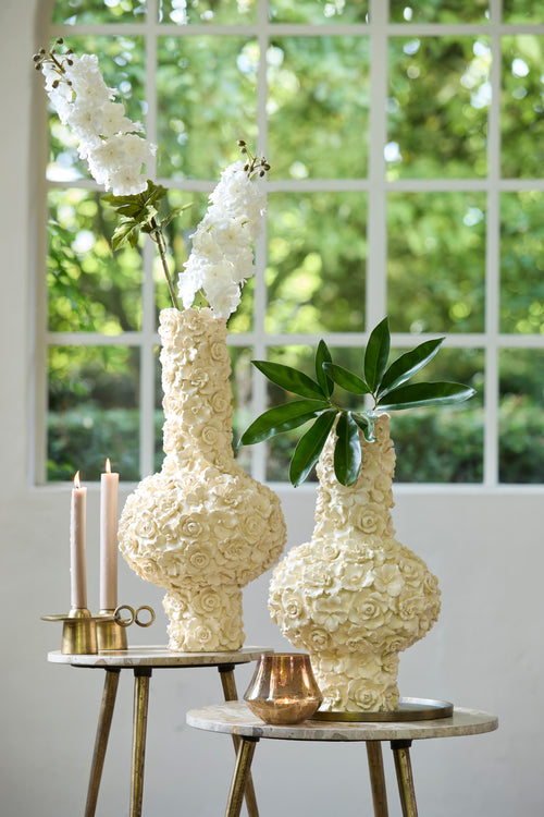 Light & Living vaas GYULA - Ø31x62cm - wit - vtwonen shop