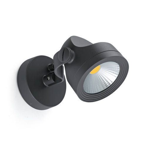 Faro Alfa - LED Outdoor Wandspot Donkergrijs IP65