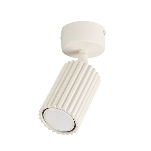 Sollux Lighting Plafondlamp KARBON 1 beige - 7x7x18cm