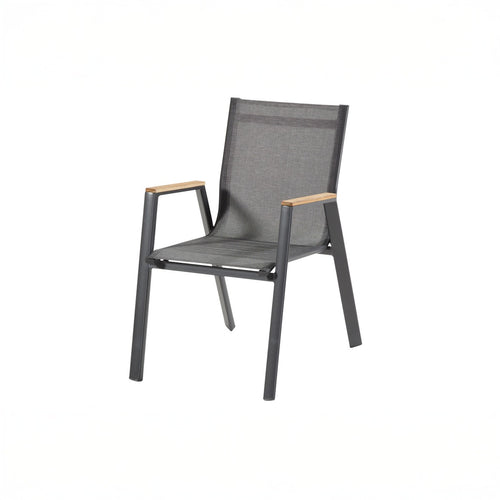 Hartman Tuinstoel Aruba - Antraciet Aluminium - Zithoogte 44cm - vtwonen shop