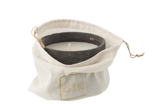 J-Line buitenkaars Rond - donkergrijs - medium - 31U