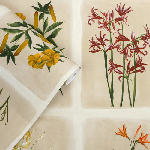 Laura Ashley Vliesbehang - Pershore Postcards Linen