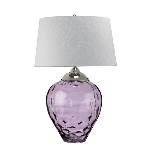 Samara Grote tafellamp pruim getint glas