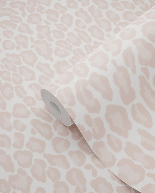 ESTAhome behang panterprint zacht roze - 53 cm x 10.05 m - 139150 - vtwonen shop