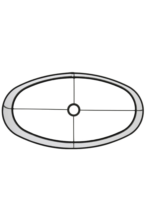 Light & Living lampenkap LIVIGNO - 58x24x32cm - zwart