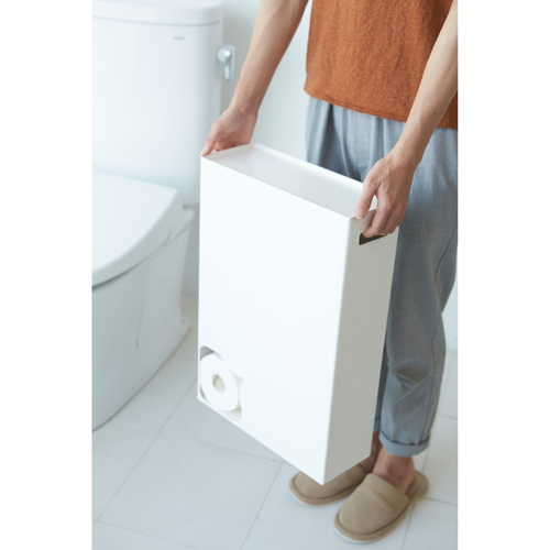 Yamazaki WC Rolhouder - Plate - Wit
