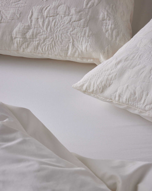 Essenza Philippine dekbedovertrek - Eenpersoons – 140x200/220 cm - Vanille