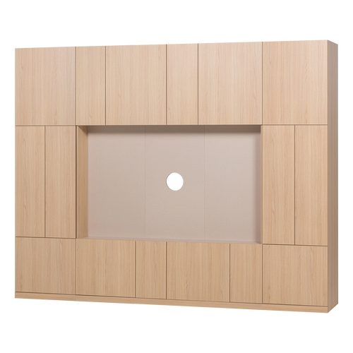 WOOOD wandkast combinatie 268 cm Build - Eiken Decor - Naturel - 215x268x41