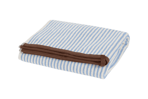 noo.ma Gobo badhanddoek babyblauw 140 x 70 cm