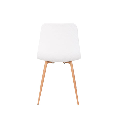 Housecraft Living Leon Eetkamerstoelen Wit - Set van 2