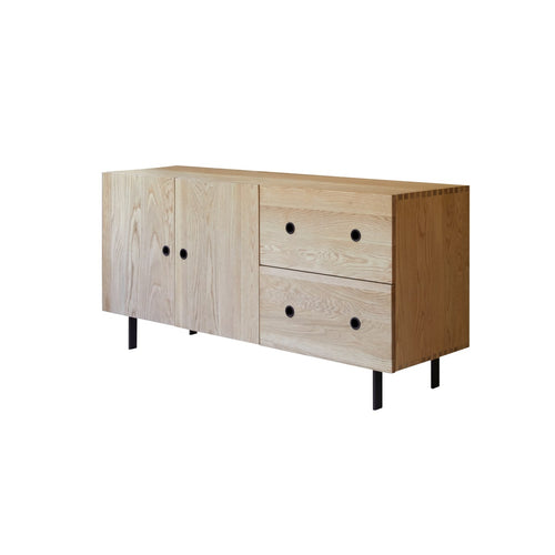 Tikamoon Massief eikenhouten buffet 150 cm - Naturel