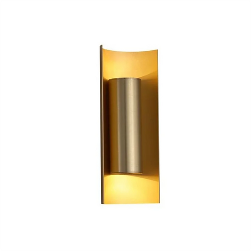 Searchlight wandlamp Roll - 2 lichts - 7.4  x 25.4   cm - goud