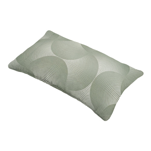 Madison sierkussen Napels - groen - 30x50x10cm - set van 4
