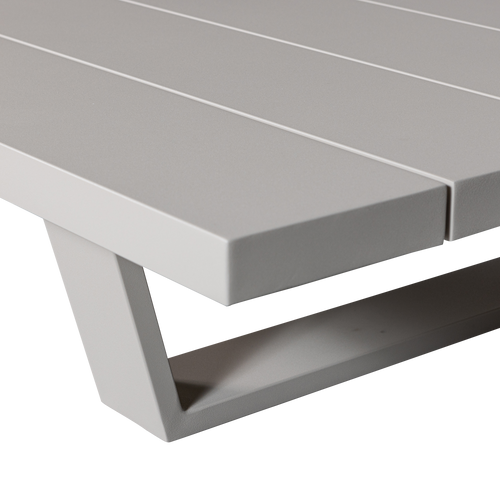 Exotan salontafel buiten Bear - Aluminium - Zand - 25x140x70 - vtwonen shop