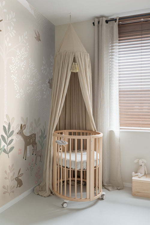 ESTAhome fotobehang hertjes beige - 250 x 279 cm - 159239 - vtwonen shop