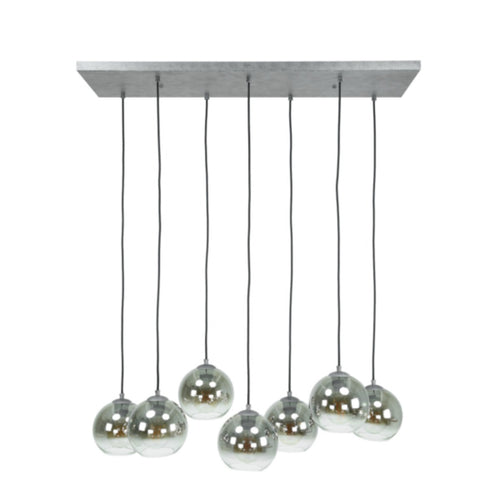 Giga Meubel Hanglamp Bubble Shaded - Glas - 7-Lichts - 40x110x150cm - vtwonen shop