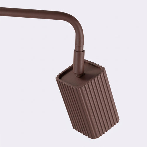 Sollux Lighting Vloerlamp RAYO 1 bruin - 30x30x160cm