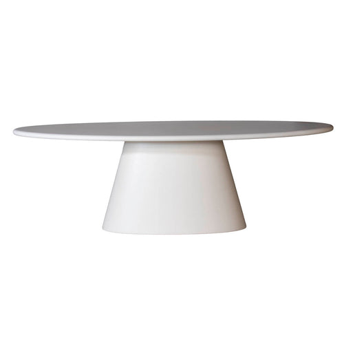 DÉJA Living Eettafel Brunn - Ovaal Beige Eco Composiet - 200cm