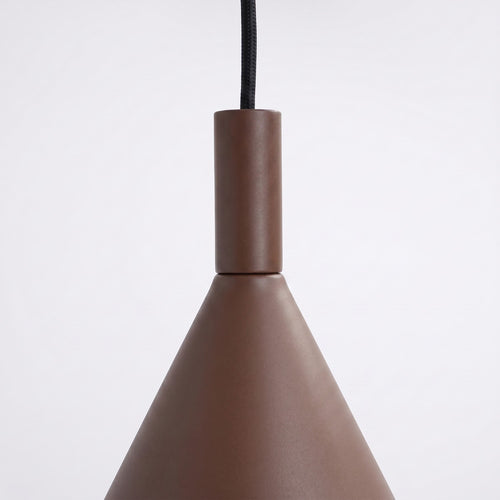 Sollux Lighting Hanglamp NOX 25 bruin - 24,5x24,5x140cm