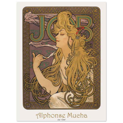 Artfulprints  Alphonse Mucha - Job   poster 30x40 cm - vtwonen shop