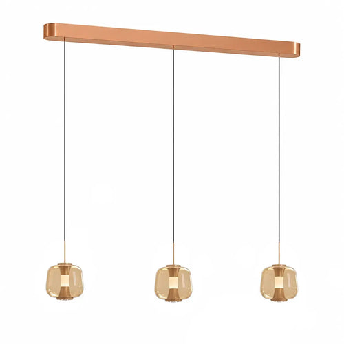 Freelight hanglamp Rosa - 3 lichts - 100  x 180   cm - rosé goud