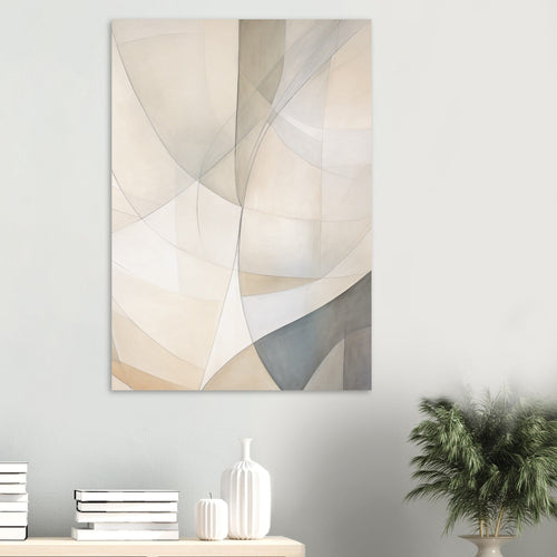 Artfulprints  Abstract - Fine lines 5   poster A4 21x29.7 cm