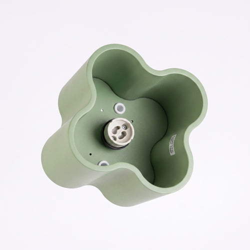 Sollux Lighting Plafondlamp OVIO 1 saliegroen GU10 - 12x12x10cm