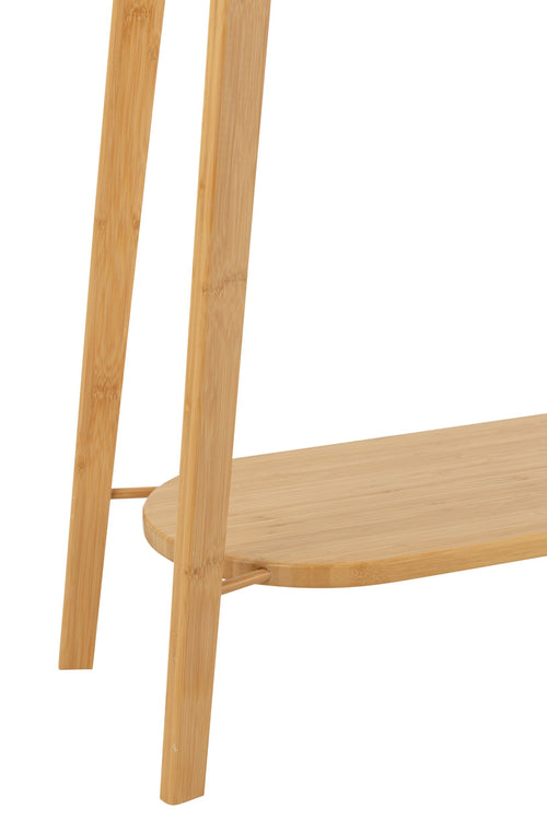 J-Line console Square - bamboe - naturel