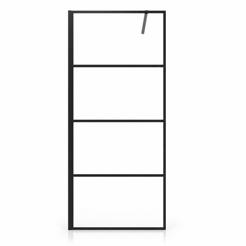 Badplaats Douchewand Essos 50 x 200 cm – Zwart – Inloopdouche 8 mm Veiligheidsglas