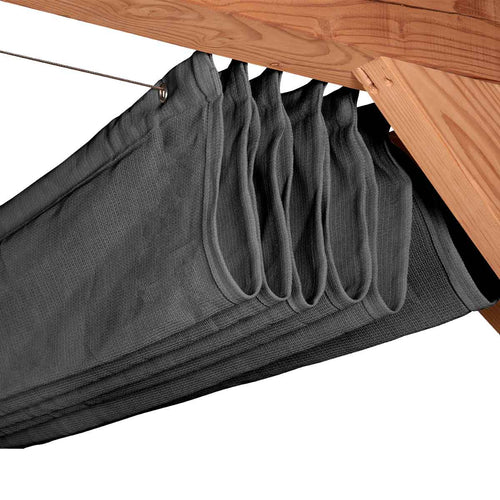 Platinum schaduwdoek Harmonica - antraciet - 290 x 300 cm